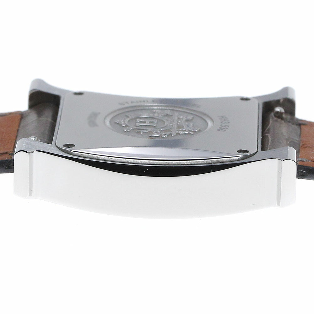 HERMES HH3.530 H-Watch Diamond Bezel Automatic Ladies' with Inner Box