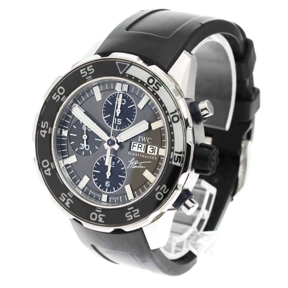 IWC SCHAFFHAUSEN IW376706 Aquatimer Chronograph Jacques-Yves Cousteau Automatic Men's Watch with Warranty
