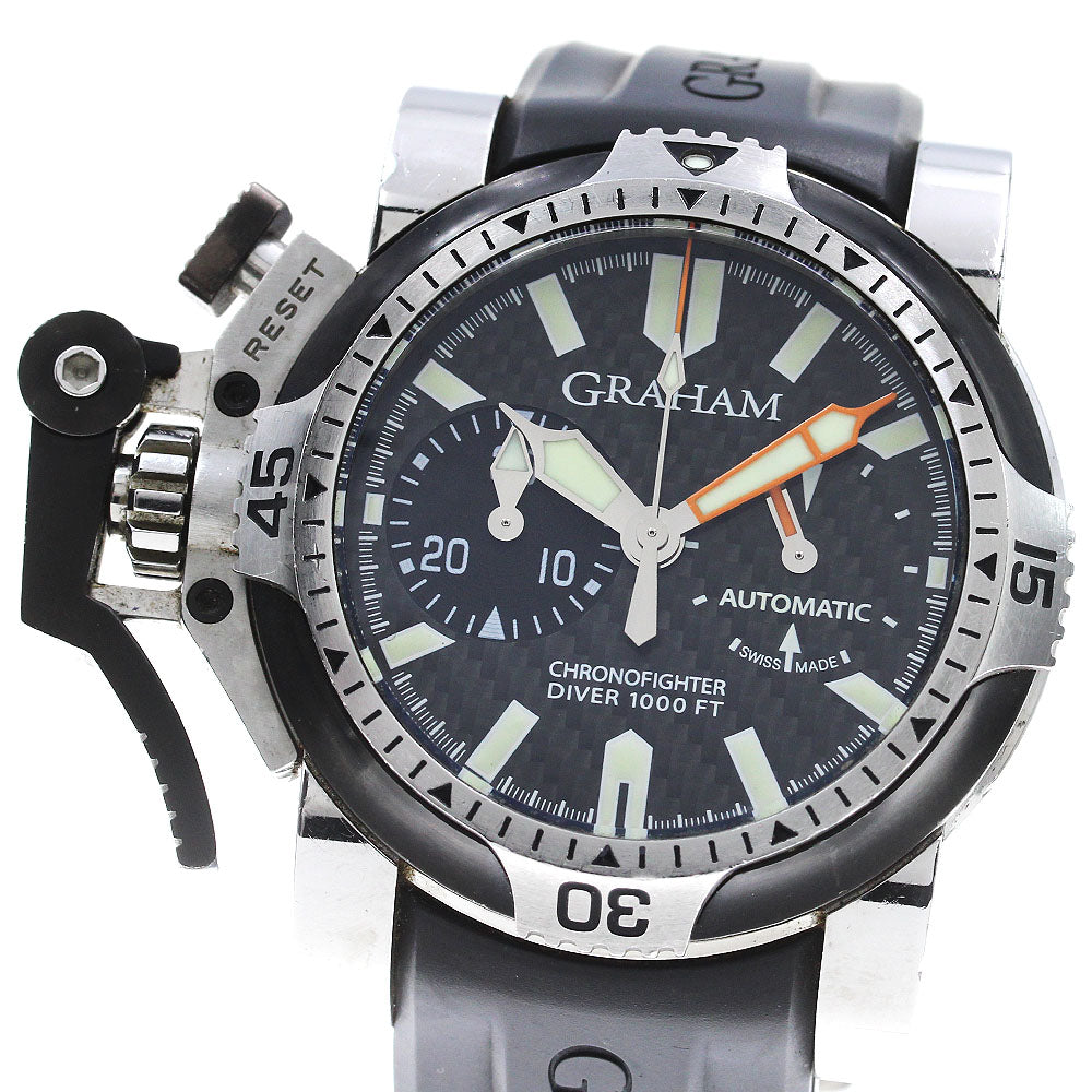 GRAHAM 2OVDIVAS.B03A.K10B Chronofighter Oversize Diver Techseal Automatic Men's Watch with Warranty