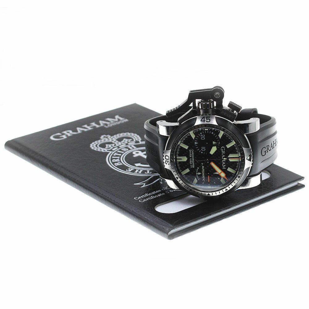 GRAHAM 2OVDIVAS.B03A.K10B Chronofighter Oversize Diver Techseal Automatic Men's Watch with Warranty