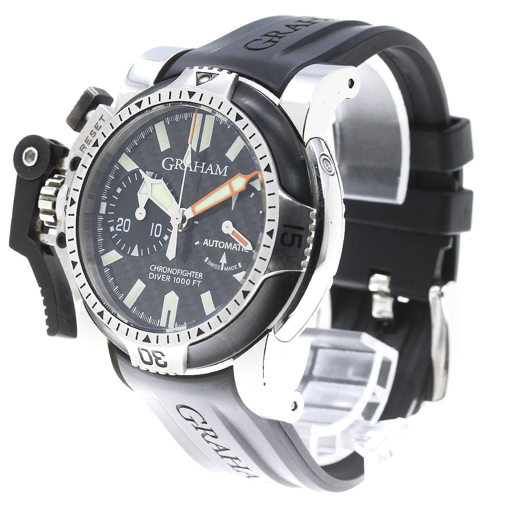 GRAHAM 2OVDIVAS.B03A.K10B Chronofighter Oversize Diver Techseal Automatic Men's Watch with Warranty