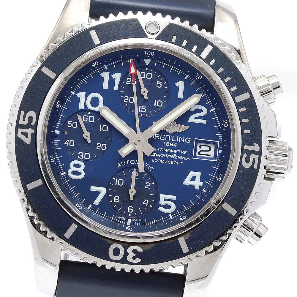Junk BREITLING A13311 Superocean 42 Chronograph Automatic Men's Watch with Box and Warranty