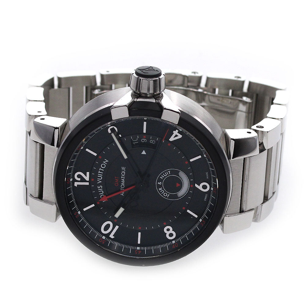 LOUIS VUITTON Q1156 Tambour Evolution GMT Automatic Men's Watch (Good Condition)