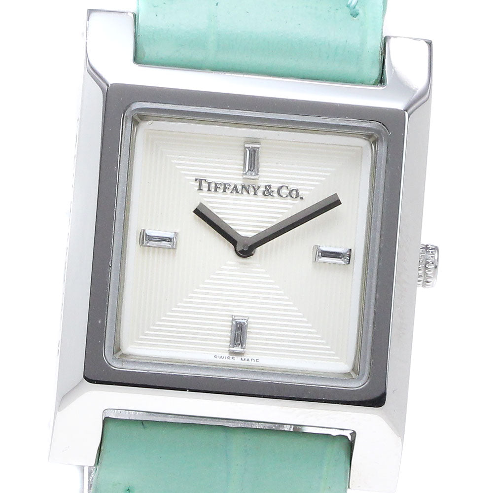 TIFFANY&Co. 67460359 1837 Makers Square Quartz Ladies' Watch - Excellent Condition