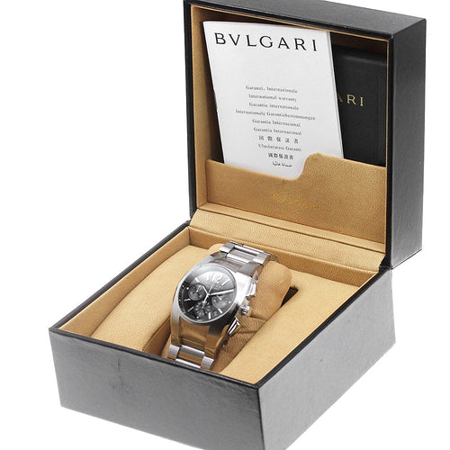 BVLGARI EG40SCH Ergon Chronograph Automatic Men's Watch (with original box and warranty) - Watch with original box and warranty.