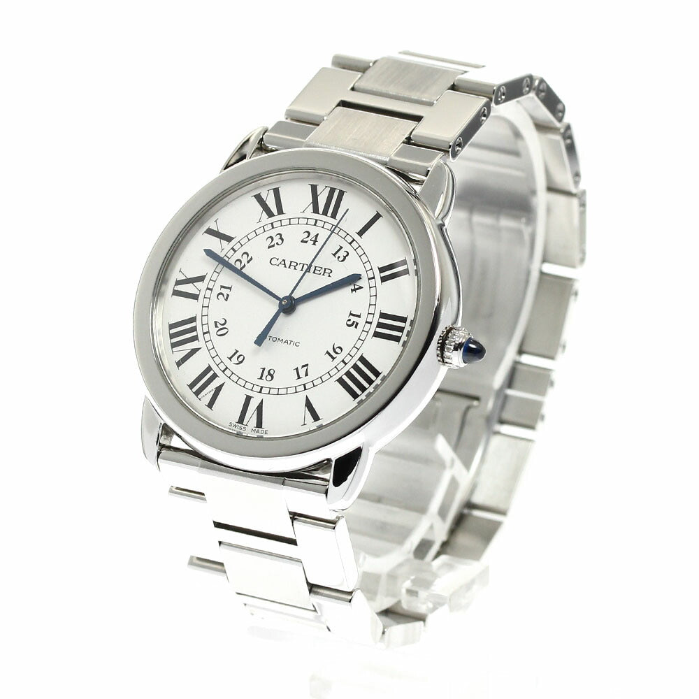 CARTIER WSRN0012 Ronde Solo Automatic Men's Watch (Good Condition)