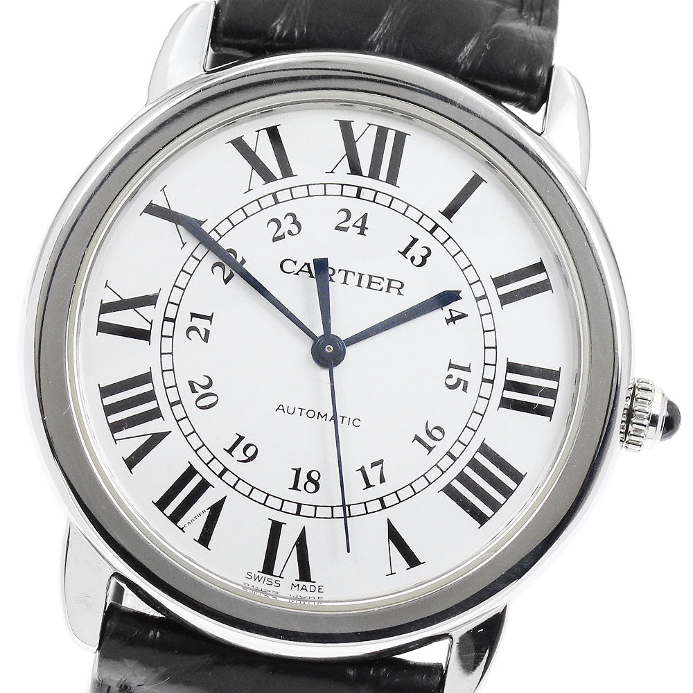 CARTIER WSRN0013 Ronde Solo MM Automatic Boys' Watch Excellent Condition