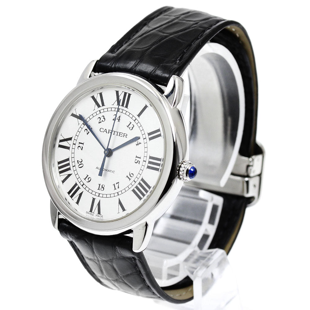 CARTIER WSRN0013 Ronde Solo MM Automatic Boys' Watch Excellent Condition