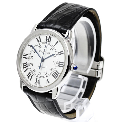 CARTIER WSRN0013 Ronde Solo MM Automatic Boys' Watch Excellent Condition