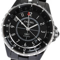 CHANEL H3102 J12 GMT Black Ceramic Automatic Men's Watch (Good Condition)