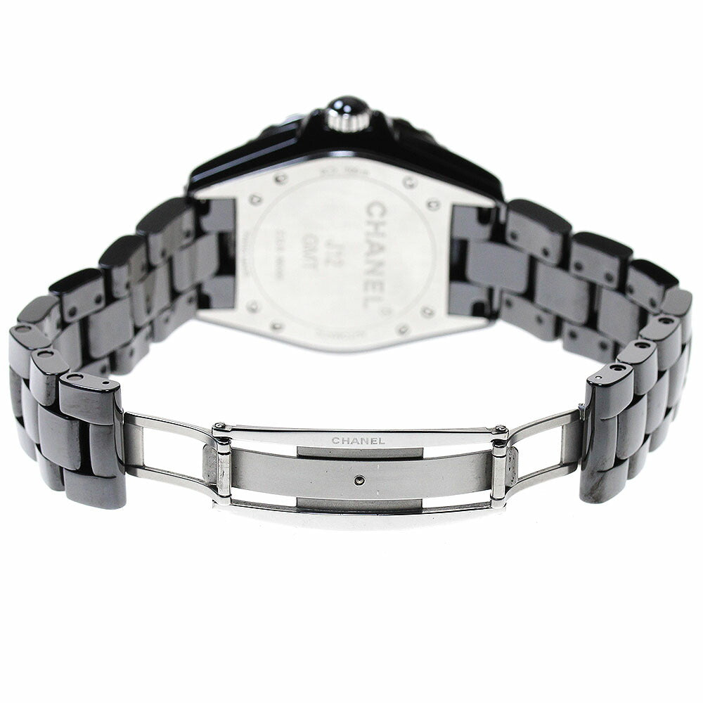 CHANEL H3102 J12 GMT Black Ceramic Automatic Men's Watch (Good Condition)