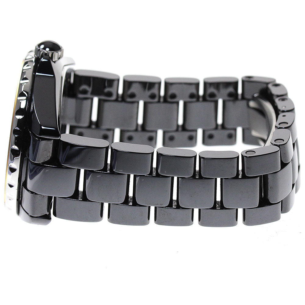 CHANEL H3102 J12 GMT Black Ceramic Automatic Men's Watch (Good Condition)