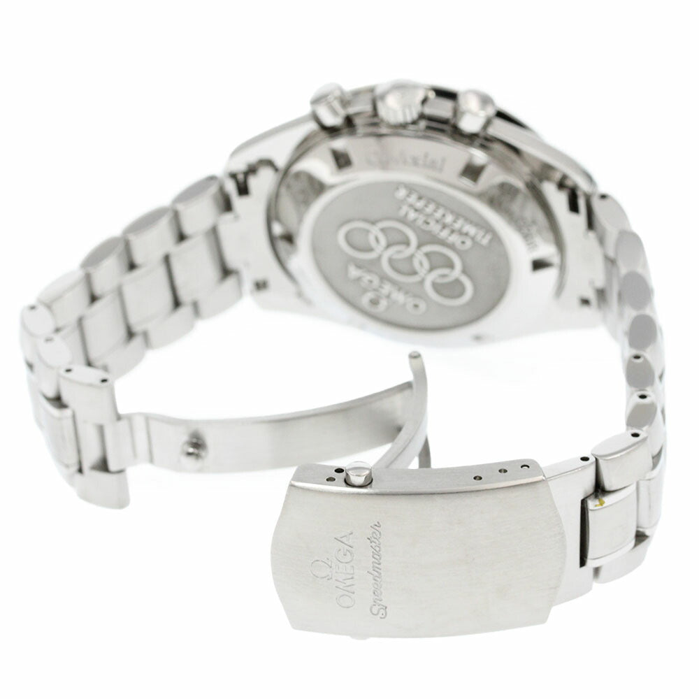 OMEGA 321.10.42.50.04.001 Speedmaster Broad Arrow Olympic Automatic Men's Watch Excellent Condition with Warranty Card