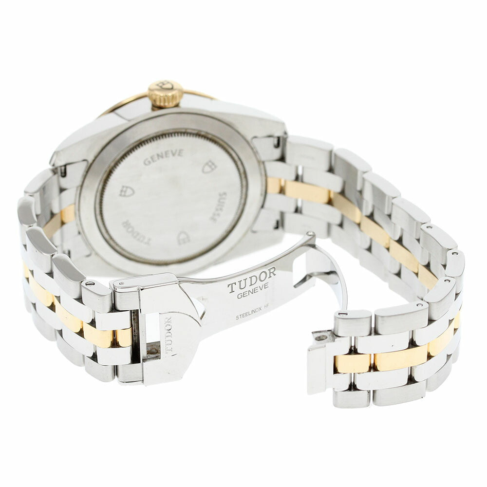TUDOR 56003 Glamour Date-Day YG Bezel Automatic Men's Watch (Good Condition)