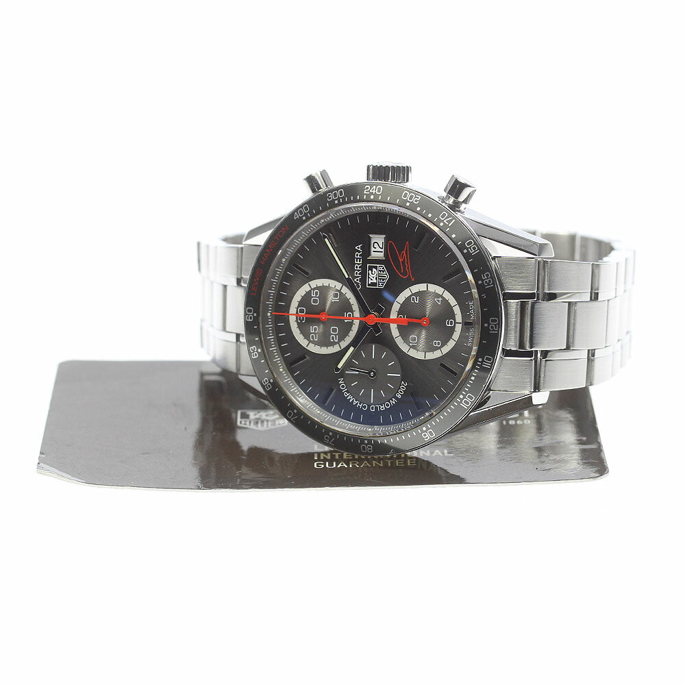 TAG Heuer CV201M.BA0794 Carrera Tachymeter Chronograph Lewis Hamilton Limited Edition Automatic Men's Watch with Warranty Card