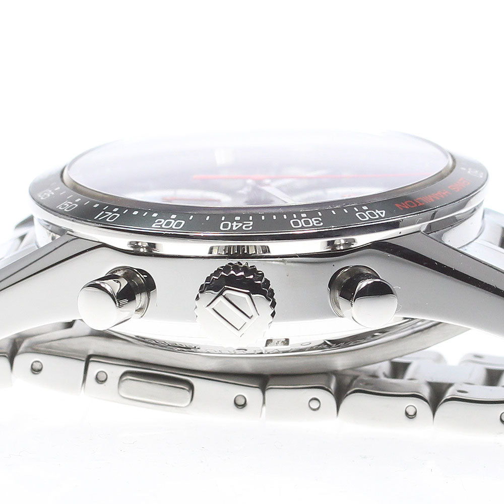 TAG Heuer CV201M.BA0794 Carrera Tachymeter Chronograph Lewis Hamilton Limited Edition Automatic Men's Watch with Warranty Card