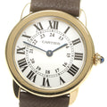 CARTIER W6700355 Ronde Solo SM K18YG Combination Quartz Women's Watch