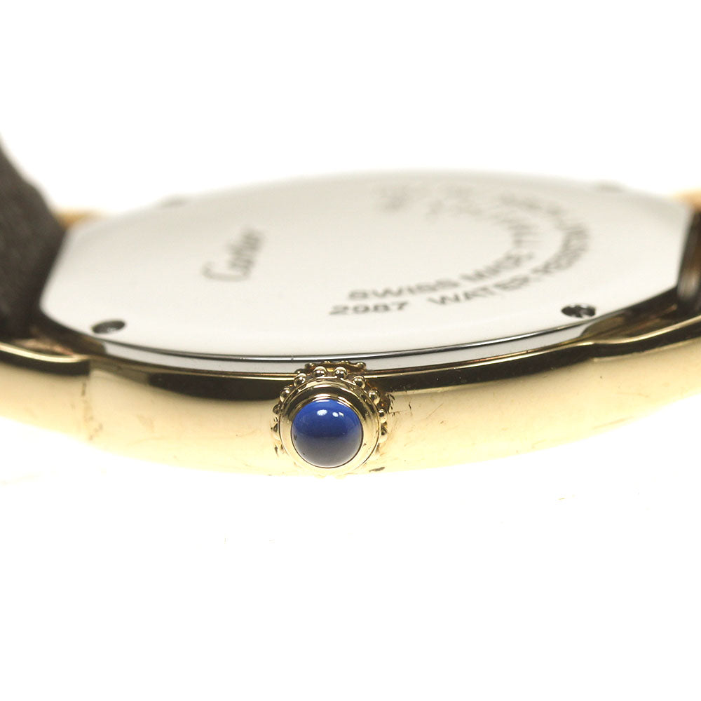 CARTIER W6700355 Ronde Solo SM K18YG Combination Quartz Women's Watch
