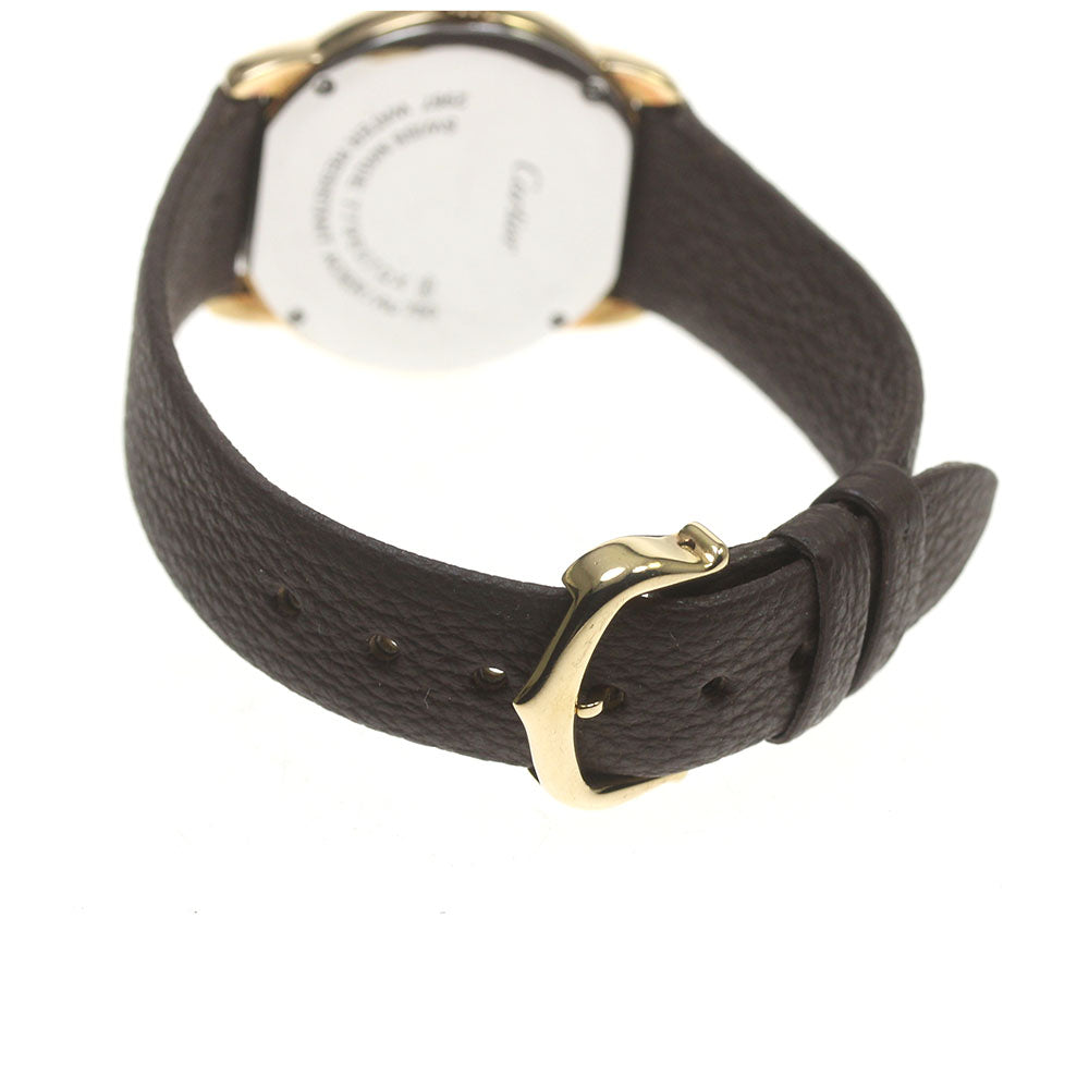 CARTIER W6700355 Ronde Solo SM K18YG Combination Quartz Women's Watch