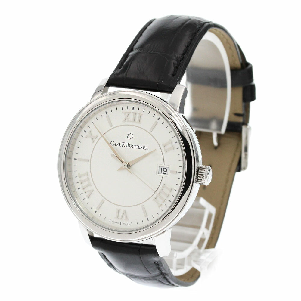 CARL F.BUCHERER 10314.08 Adamavi Date Automatic Men's Watch Excellent Condition