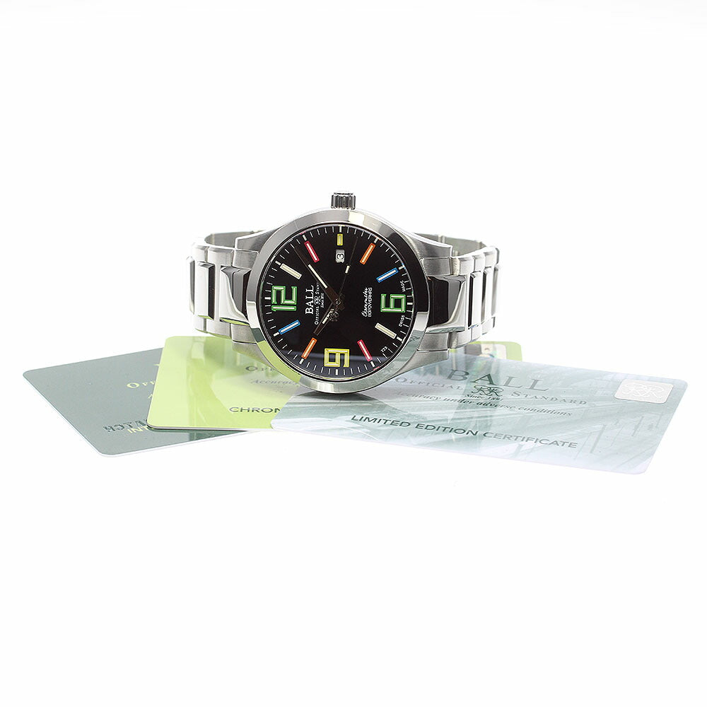 BALLWATCH NM2128C-S3CJ-BKR Engineer M Pioneer II Date Automatic Men's Watch Unused with Warranty.