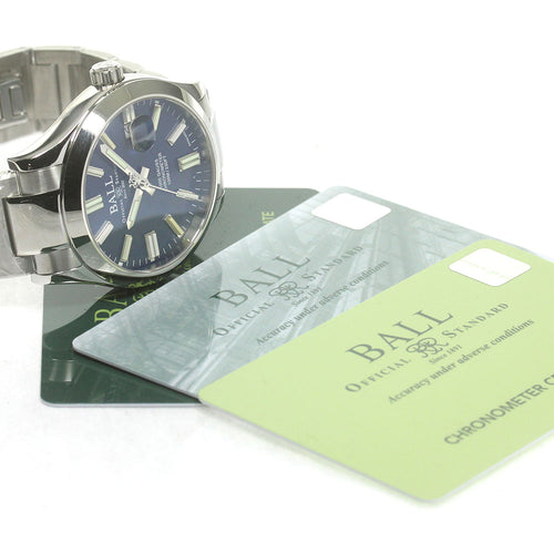 BALLWATCH NM2126C-S5C-BE2 Engineer II Legend Date Automatic Men's Watch Excellent Condition with Warranty Card