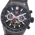 TAG Heuer CBG2A90.FT6173 Carrera Calibre Heuer 02 Chronograph Automatic Men's Watch Excellent Condition with Box and Warranty Card