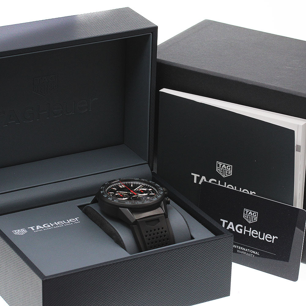 TAG Heuer CBG2A90.FT6173 Carrera Calibre Heuer 02 Chronograph Automatic Men's Watch Excellent Condition with Box and Warranty Card