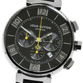 LOUIS VUITTON Q102U Tambour in Black Chronograph Automatic Men's Watch