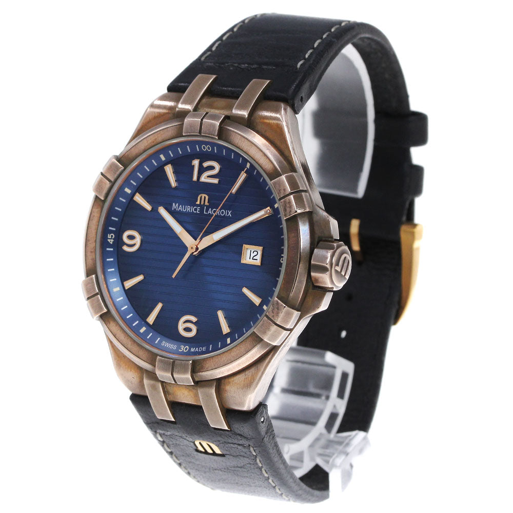 MAURICE LACROIX AI1028-BRZ01-420-1 Icon Bronze Limited Edition of 500 Pieces Worldwide Date Quartz Men's Watch