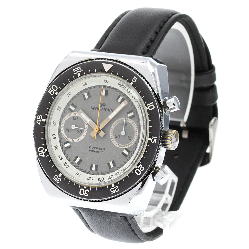 WAKMANN 73.1309.70 Chronograph cal.7733 Vintage Manual Winding Men's Watch