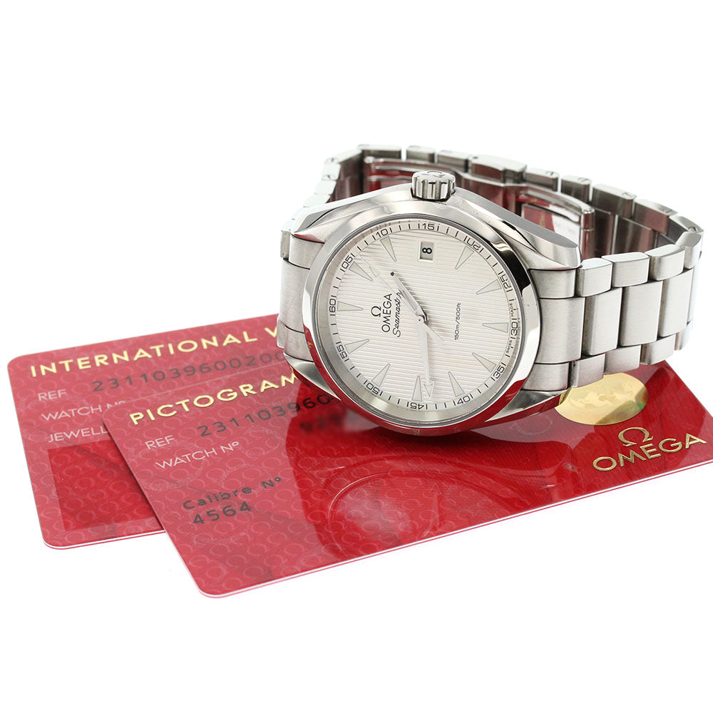 OMEGA 231.10.39.60.02.001 Seamaster Aqua Terra Date Quartz Men's Watch Excellent Condition with Warranty.