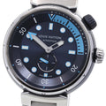 LOUIS VUITTON QA121 Tambour Street Diver Automatic Men's Watch with Box and Warranty Card