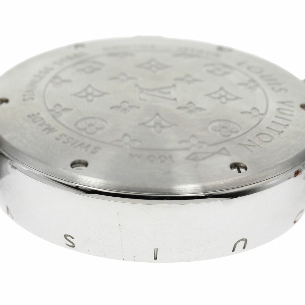 LOUIS VUITTON Q131R Tambour Heart Love Diamond MM Lug Diamond Quartz Boys' Watch