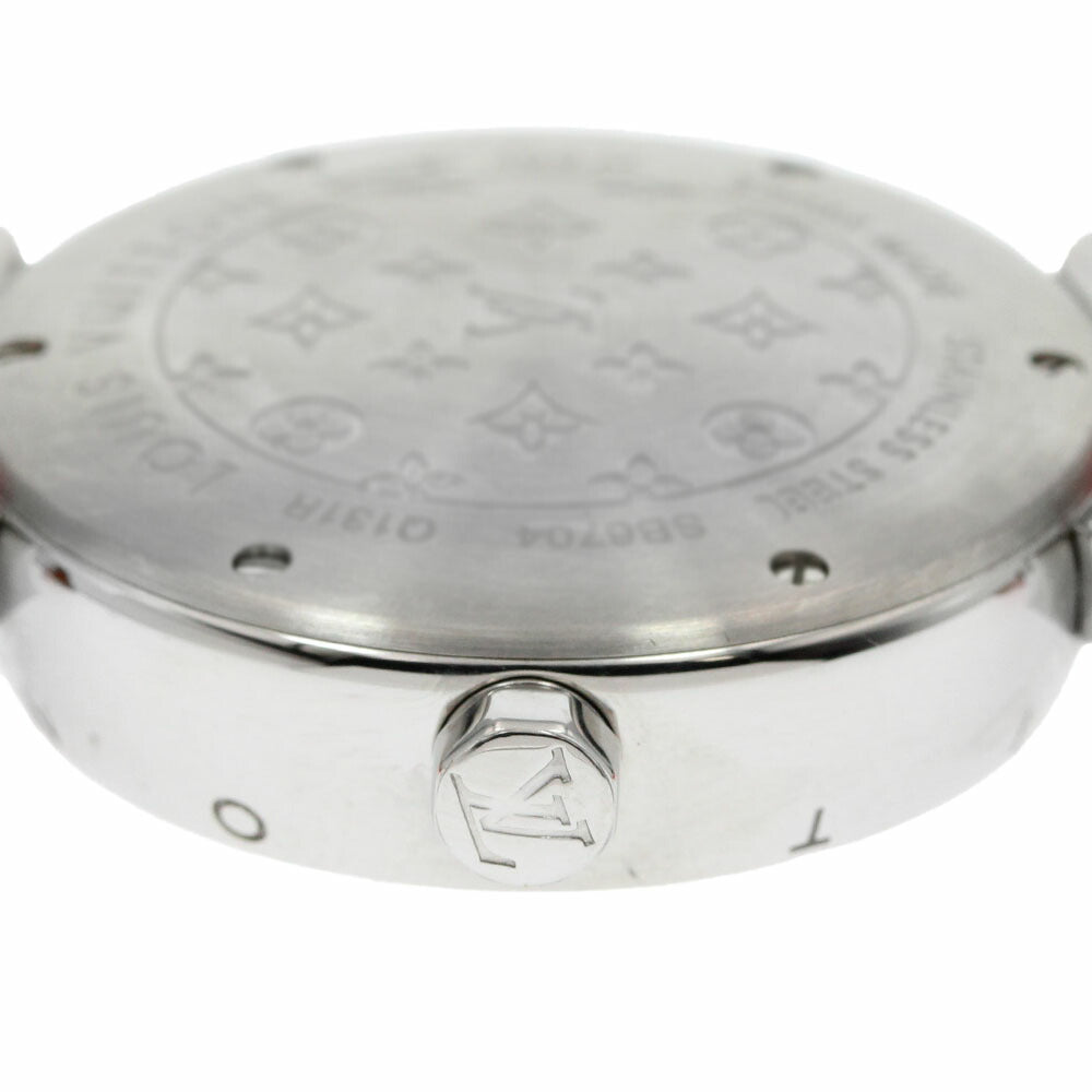 LOUIS VUITTON Q131R Tambour Heart Love Diamond MM Lug Diamond Quartz Boys' Watch