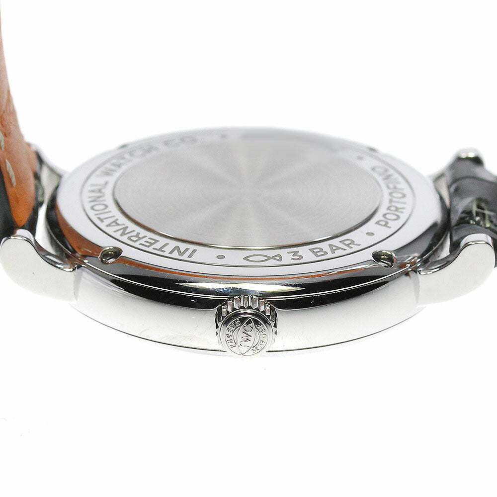 IWC SCHAFFHAUSEN IW357405 Portofino Automatic 34 12P Diamond Automatic Winding Ladies Watch - Excellent Condition
