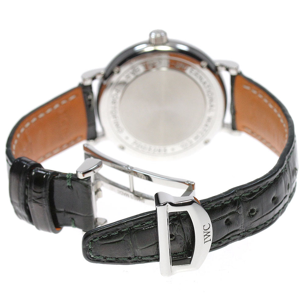 IWC SCHAFFHAUSEN IW357405 Portofino Automatic 34 12P Diamond Automatic Winding Ladies Watch - Excellent Condition