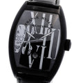 FRANCK MULLER 8880SCDTGOTHNR Tonneau Curvex Gothic Allongee Noir Date Automatic Men's Watch (Good Condition)