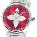LOUIS VUITTON Q121L Tambour Forever Diamond Quartz Women's Watch