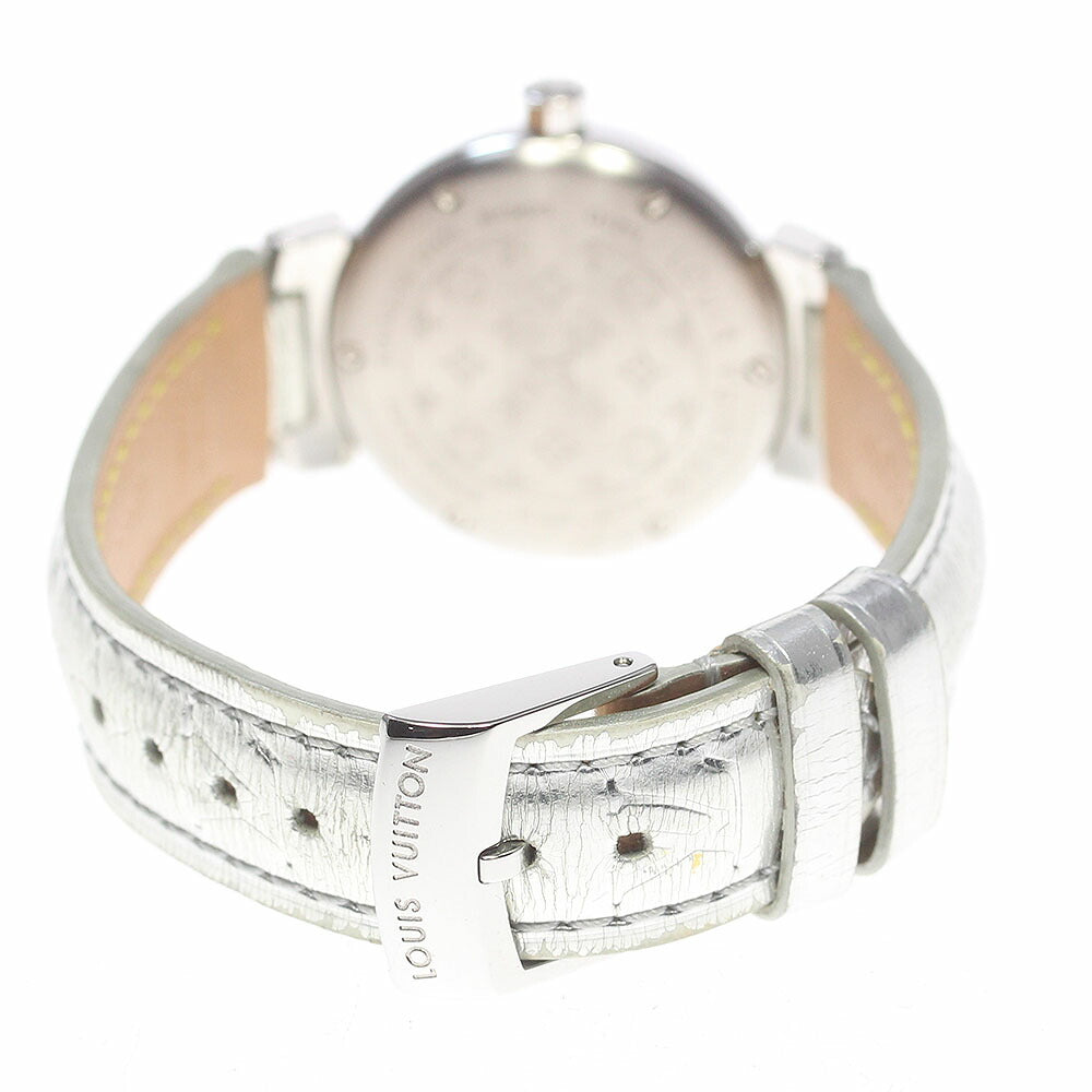 LOUIS VUITTON Q121L Tambour Forever Diamond Quartz Women's Watch