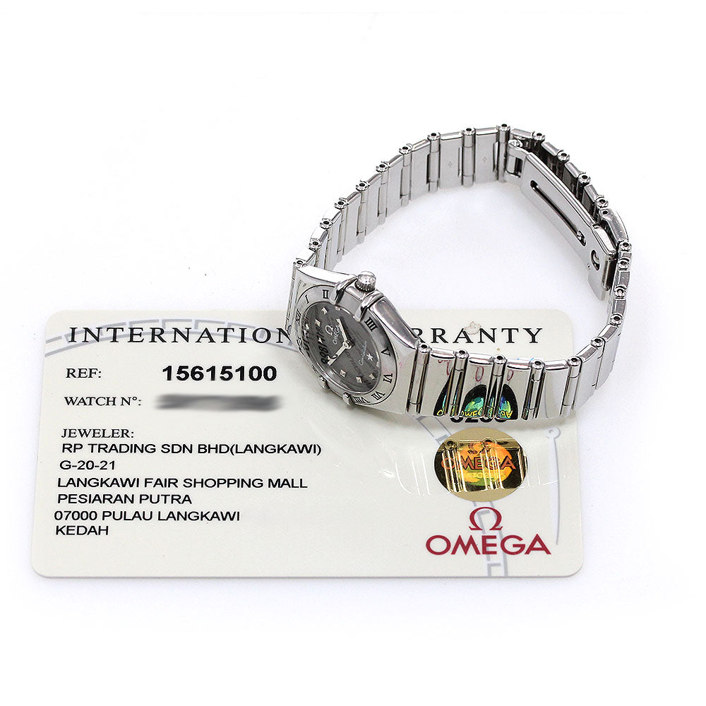 OMEGA 1561.51 Constellation Mini My Choice Quartz Ladies Watch with Warranty