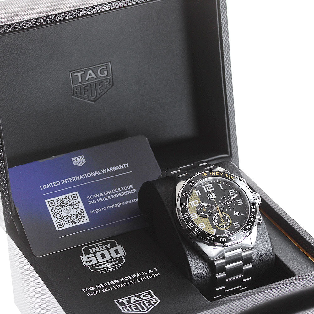 TAG Heuer CAZ101AU Formula 1 Indy 500 Chronograph Quartz Men's Watch (with inner box and warranty)