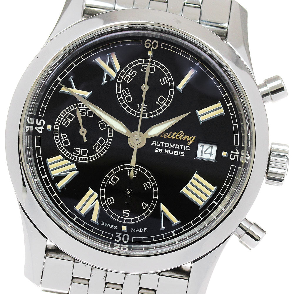 BREITLING A13024.1 Premier Date Chronograph Automatic Men's Watch with Warranty