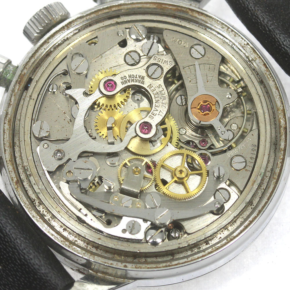 WAKMANN 805-2 2-Register Chronograph cal.1281 Vintage Manual Winding Men's Watch