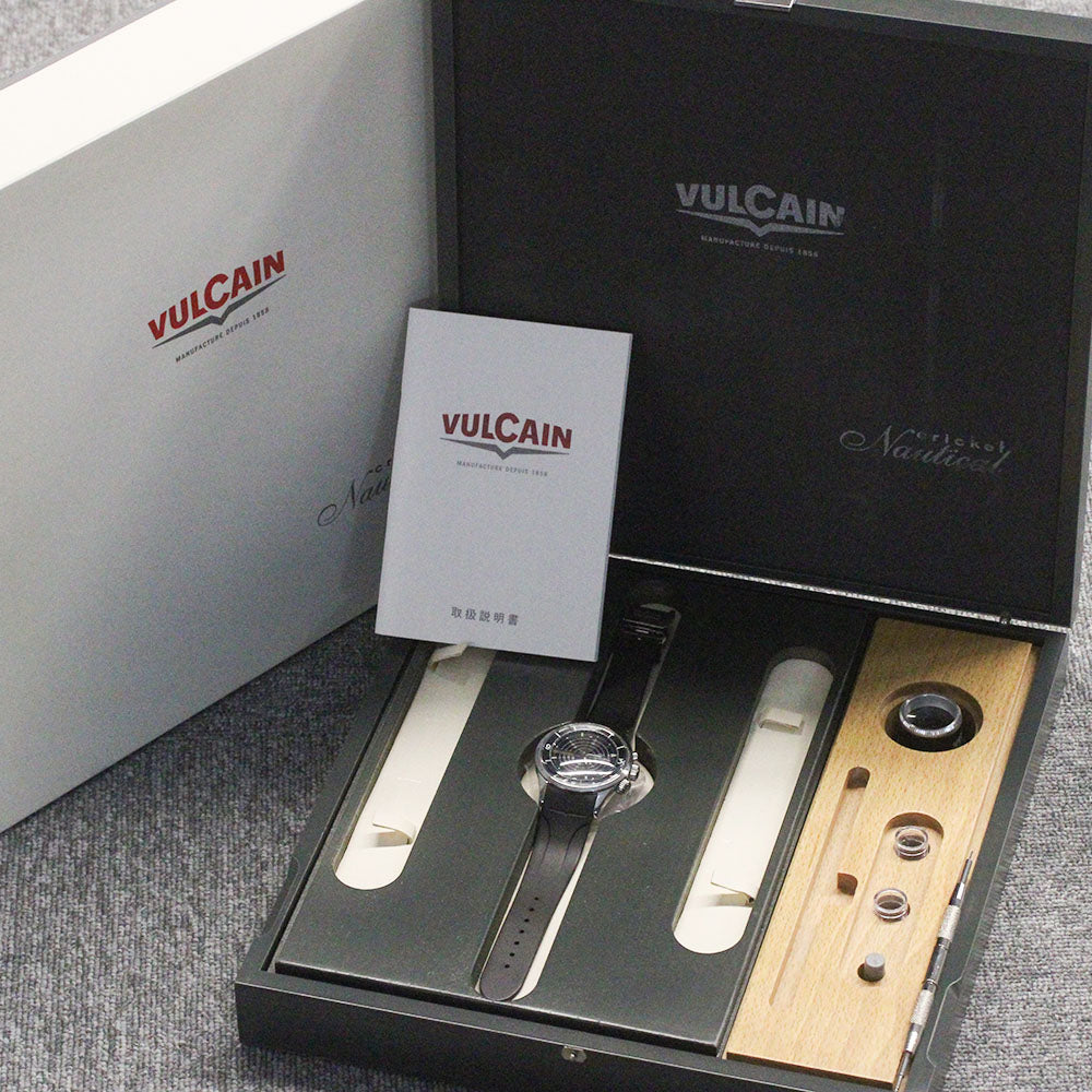 VULCAIN 100107.024 Cricket Nautical Hand-wound Men's Watch with Box