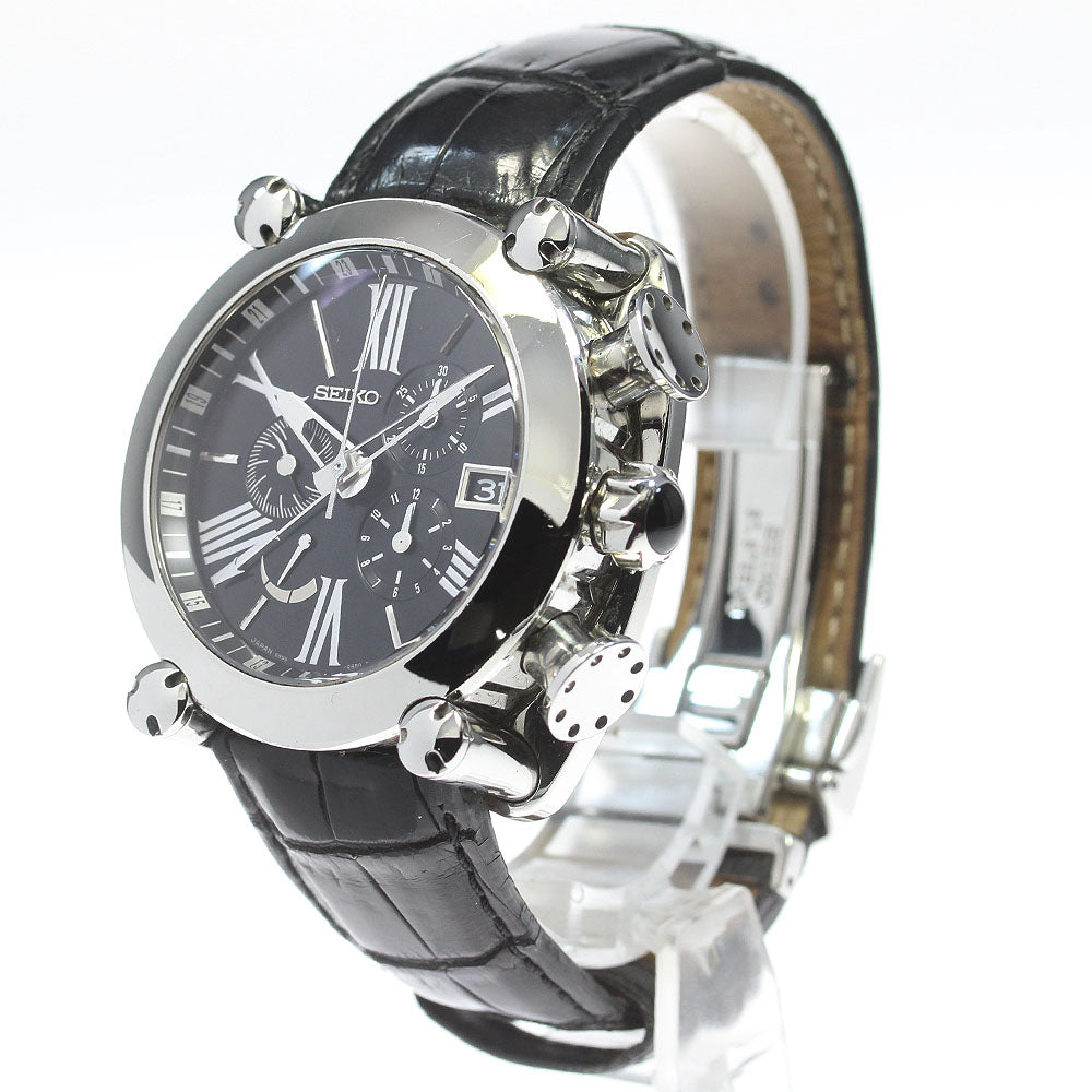 SEIKO SBLA049/5R86-0AB0 Galante GMT Chronograph Spring Drive Men's Watch with Warranty