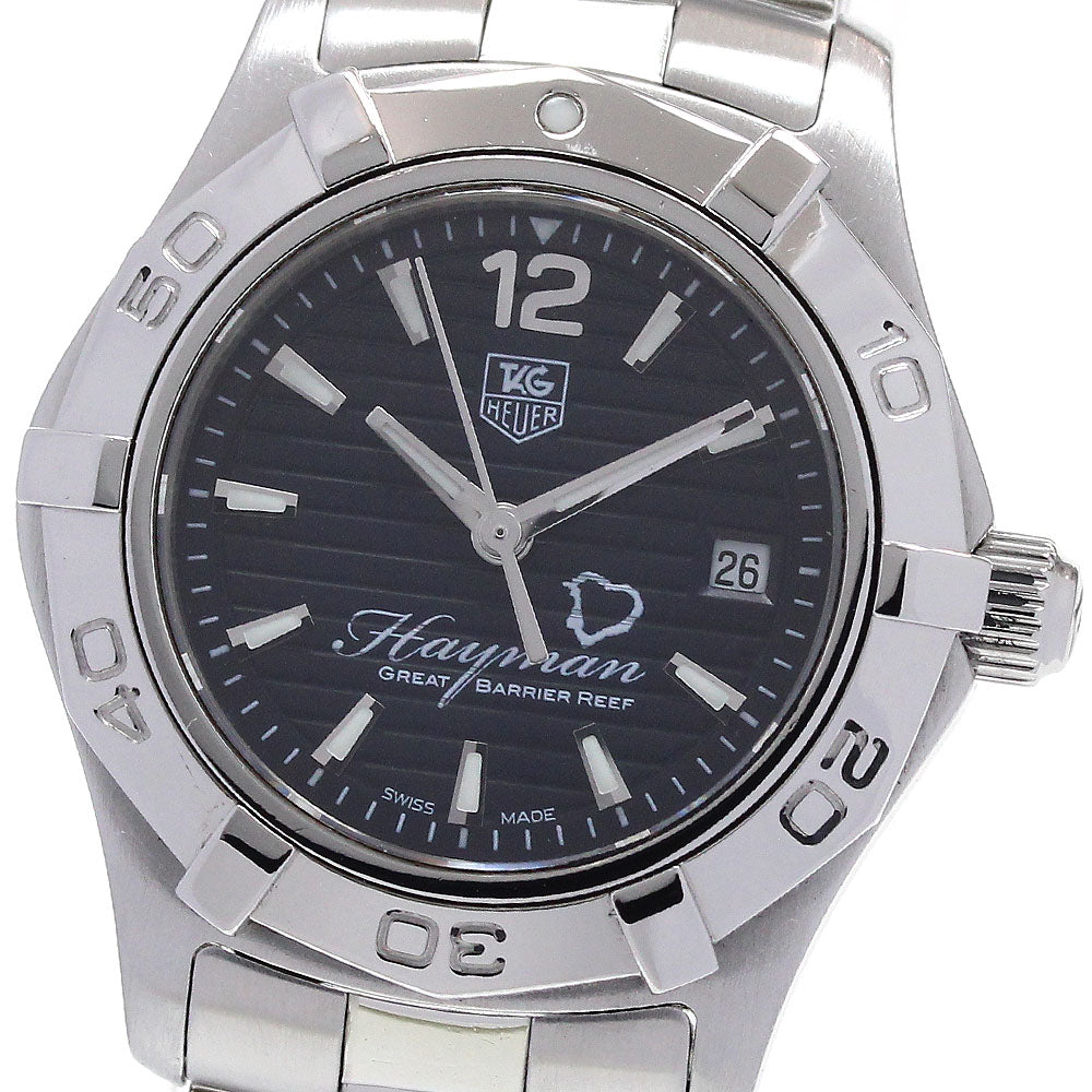 TAG Heuer WAF141Y Aquaracer Diving Hayman Island Date Quartz Ladies Watch (Good Condition)