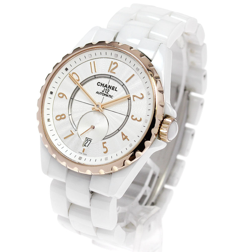 CHANEL H3839 J12-365 White Ceramic Automatic Men's Watch