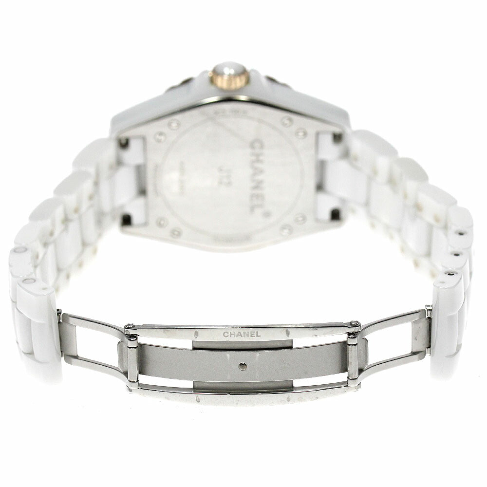 CHANEL H3839 J12-365 White Ceramic Automatic Men's Watch