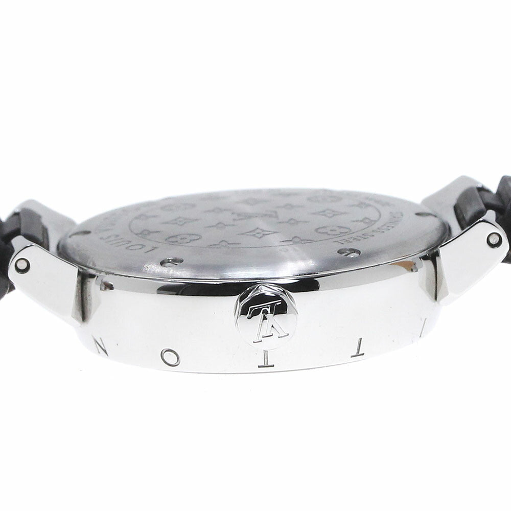 LOUIS VUITTON QA115 Tambour PM Monogram Quartz Ladies' Watch Excellent Condition with Box and Warranty Card